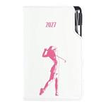Diár DESIGN týždenný vreckový 2027 polský - biela - Golf žena