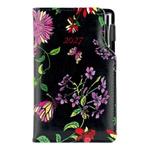 Diár DESIGN týždenný vreckový 2027 poľský - čierny - kvety