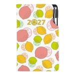 Diár DESIGN týždenný vreckový 2027 poľský - Citron