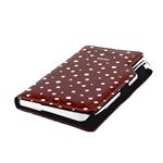 Diár DESIGN týždenný vreckový 2027 poľský - hnedá - bodky