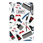 Diár DESIGN týždenný vreckový 2027 poľský - KADERNÍCKY Barber