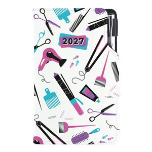 Diár DESIGN týždenný vreckový 2027 poľský - KADERNÍCKY Hairdresser