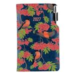 Diár DESIGN týždenný vreckový 2027 poľský - modrá- Hýľ