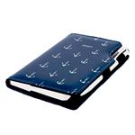 Diár DESIGN týždenný vreckový 2027 poľský - modrý - námorník - kotvy