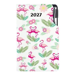 Diár DESIGN týždenný vreckový 2027 poľský - PLameniak