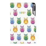 Diár DESIGN týždenný vreckový 2027 poľský - Sova