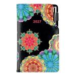 Diár DESIGN týždenný vreckový 2027 slovenský - čierna - Kaleidoskop