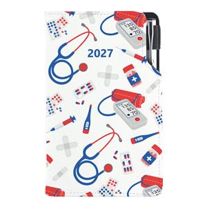 Diár DESIGN týždenný vreckový 2027 slovenský - Doktor