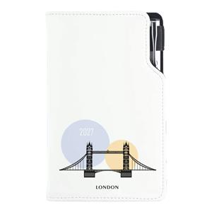 Diár DESIGN týždenný vreckový 2027 slovenský - Londýn