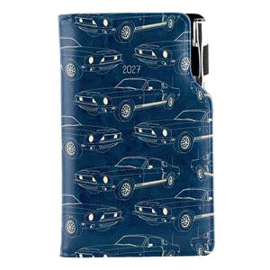 Diár DESIGN týždenný vreckový 2027 slovenský - modrá - Mustang
