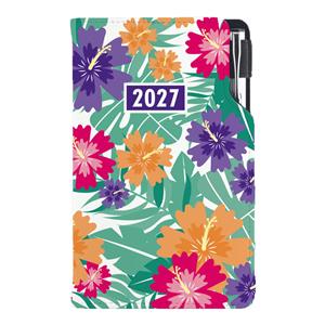 Diár DESIGN týždenný vreckový 2027 slovenský - Tropic