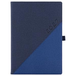 Diár DIEGO denný A4 2027 - modrá/modrá
