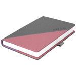 Diár DIEGO denný A5 2026 český - sivá/růžová