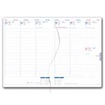 Diár DIEGO týždenný A4 2027 - sivá/sivá