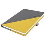 Diár DIEGO týždenný A5 2027 český - sivá/žltá