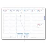 Diár DIEGO týždenný A5 2027 český - sivá/žltá