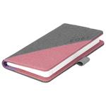 Diár DIEGO týždenný vreckový 2027 polský - sivá/růžová