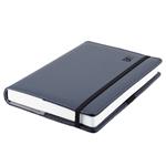 Diár ELASTIC denný A5 2025 český - grafit/čierna gumička