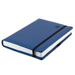 Diár ELASTIC denný A5 2025 český - modrá/čierna gumička