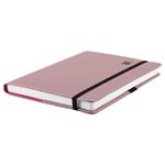 Diár ELASTIC týždenný A5 2026 český - púdrová/čierna gumička