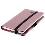 Diár ELASTIC týždenný vreckový 2027 slovenský - púdrová/čierna gumička