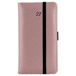 Diár ELASTIC týždenný vreckový 2027 slovenský - púdrová/čierna gumička