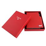 Diár GEP CRYSTAL denný B6 2026 polský - červená pastelová