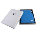 Diár GEP CRYSTAL denný B6 2026 polský - modrá pastelová