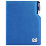 Diár GEP CRYSTAL týždenný A5 2026 český - modrá pastelová