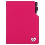 Diár GEP CRYSTAL týždenný A5 2027 polský - ružová