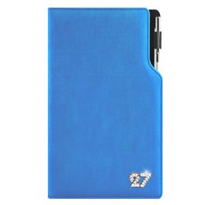 Diár GEP CRYSTAL týždenný vreckový 2027 český - modrá pastelová