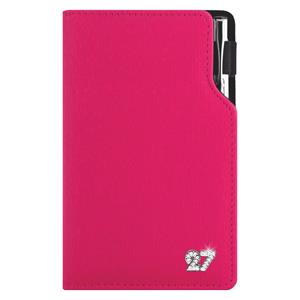 Diár GEP CRYSTAL týždenný vreckový 2027 český - ružová