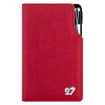 Diár GEP CRYSTAL týždenný vreckový 2027 polský - červená pastelová