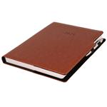 Diár GEP s perom denný A4 2025 polský - hnedá