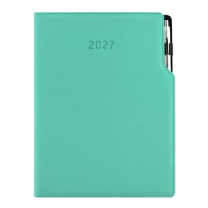 Diár GEP s perom denný A4 2027 - mätová