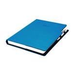 Diár GEP s perom denný A4 2027 polský - modrá pastelová