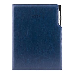 Diár GEP s perom denný A4 2027 polský - modrá