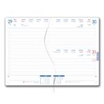 Diár GEP s perom denný A5 2027 český - béžová/hnedé vnútro