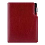 Diár GEP s perom denný A5 2027 český - bordó