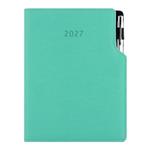 Diár GEP s perom denný A5 2027 český - mätová