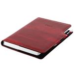 Diár GEP s perom denný A5 2027 polský - bordó žíhaná