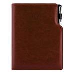 Diár GEP s perom denný A5 2027 polský - hnedá