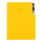 Diár GEP s perom denný A5 2027 polský - žltá