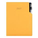 Diár GEP s perom denný A5 2027 slovenský - horčicová