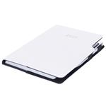 Diár GEP s perom denný B6 2027 - biela/ biele obšitie