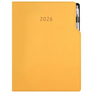 Diár GEP s perom týždenný A4 2026 - horčicová