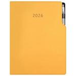 Diár GEP s perom týždenný A4 2026 - horčicová