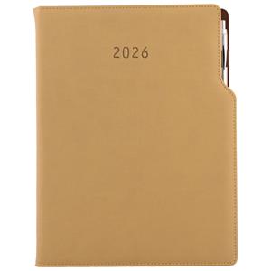 Diár GEP s perom týždenný A4 2026 polský - béžová