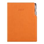 Diár GEP s perom týždenný A4 2027 - oranžová