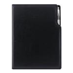 Diár GEP s perom týždenný A4 2027 polský - čierna, čierné vnútro